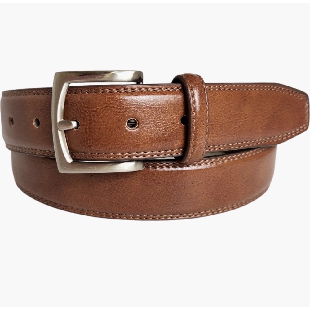 Vince Camuto Men's Double Stitch" model. signature embossed crest logo size 36